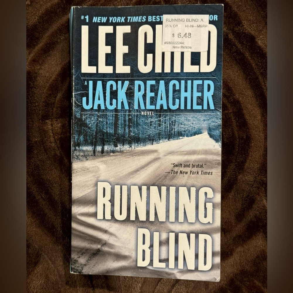 Lee Child, Jack Reacher Novel, Running Blind